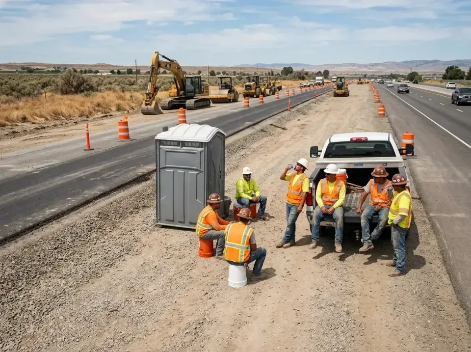 highway-road-construction-crew-007 — frequently asked questions, Porta Potty and Restroom Rentals in Danville, IN